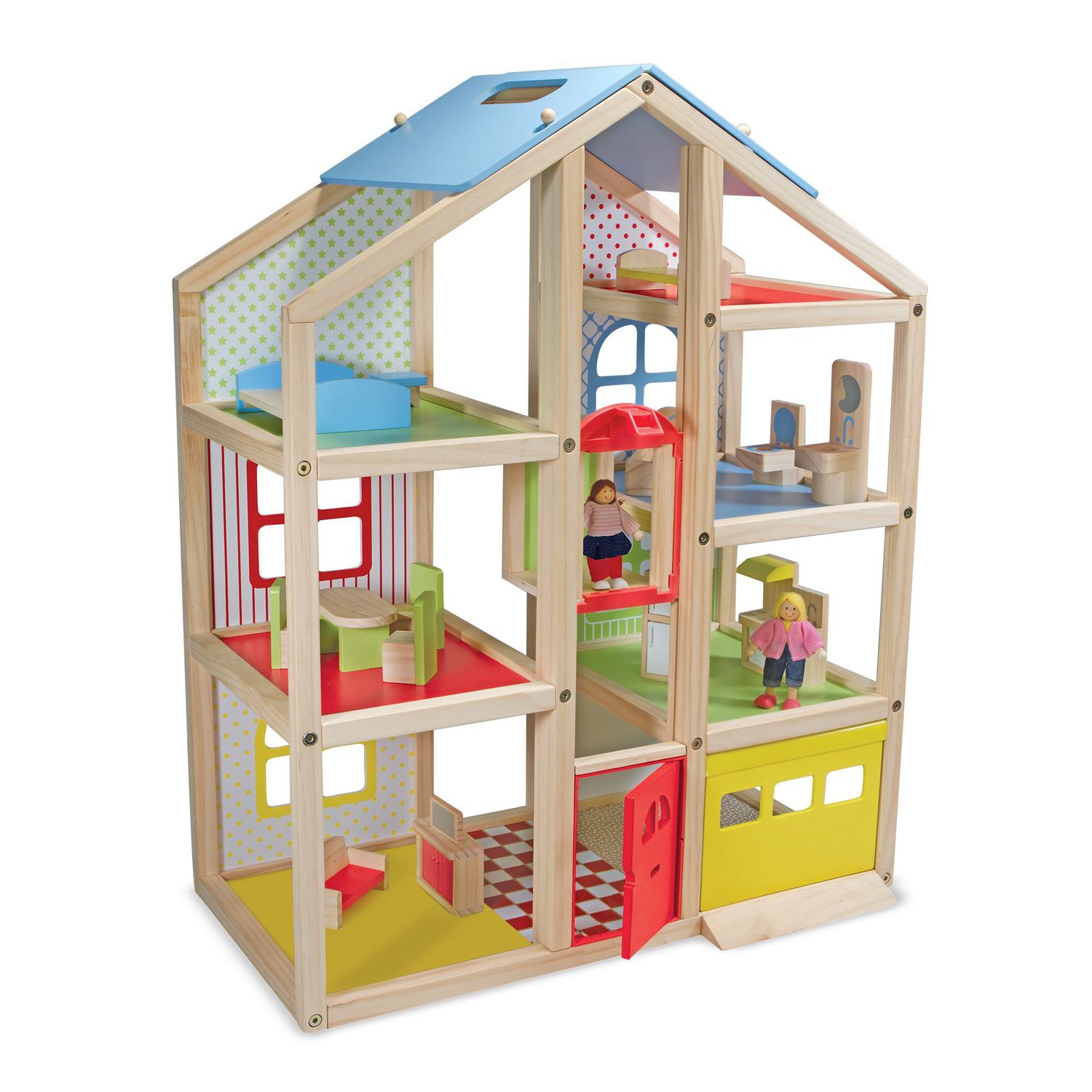 melissa and doug heirloom victorian doll house