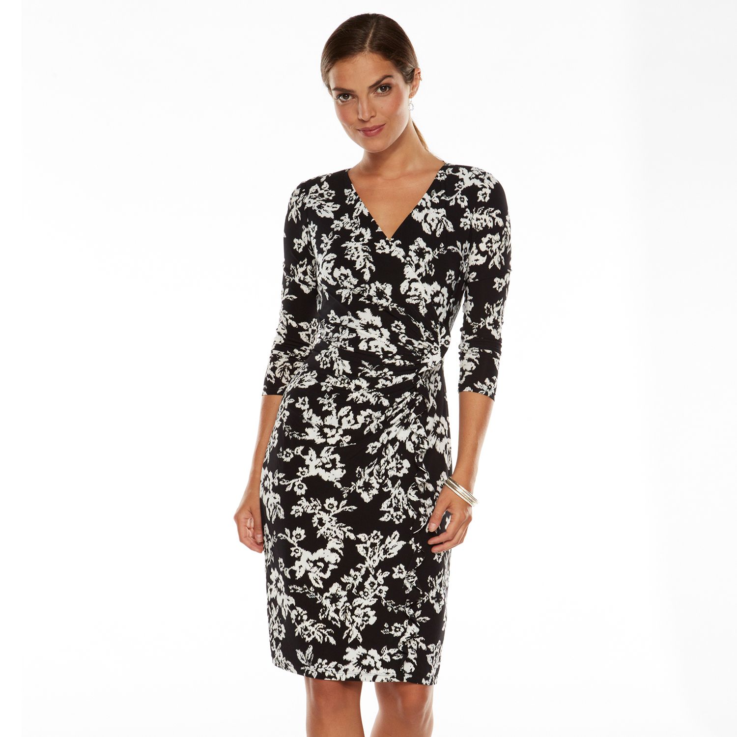 nicholas burgundy floral dress