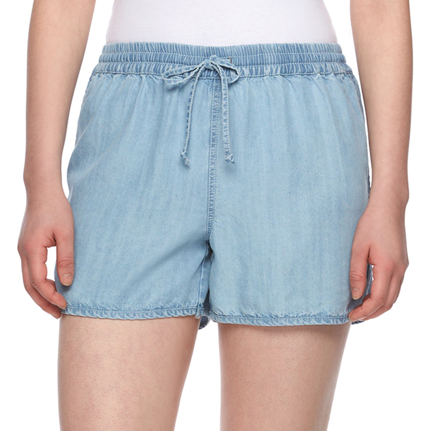 jogger jean shorts womens