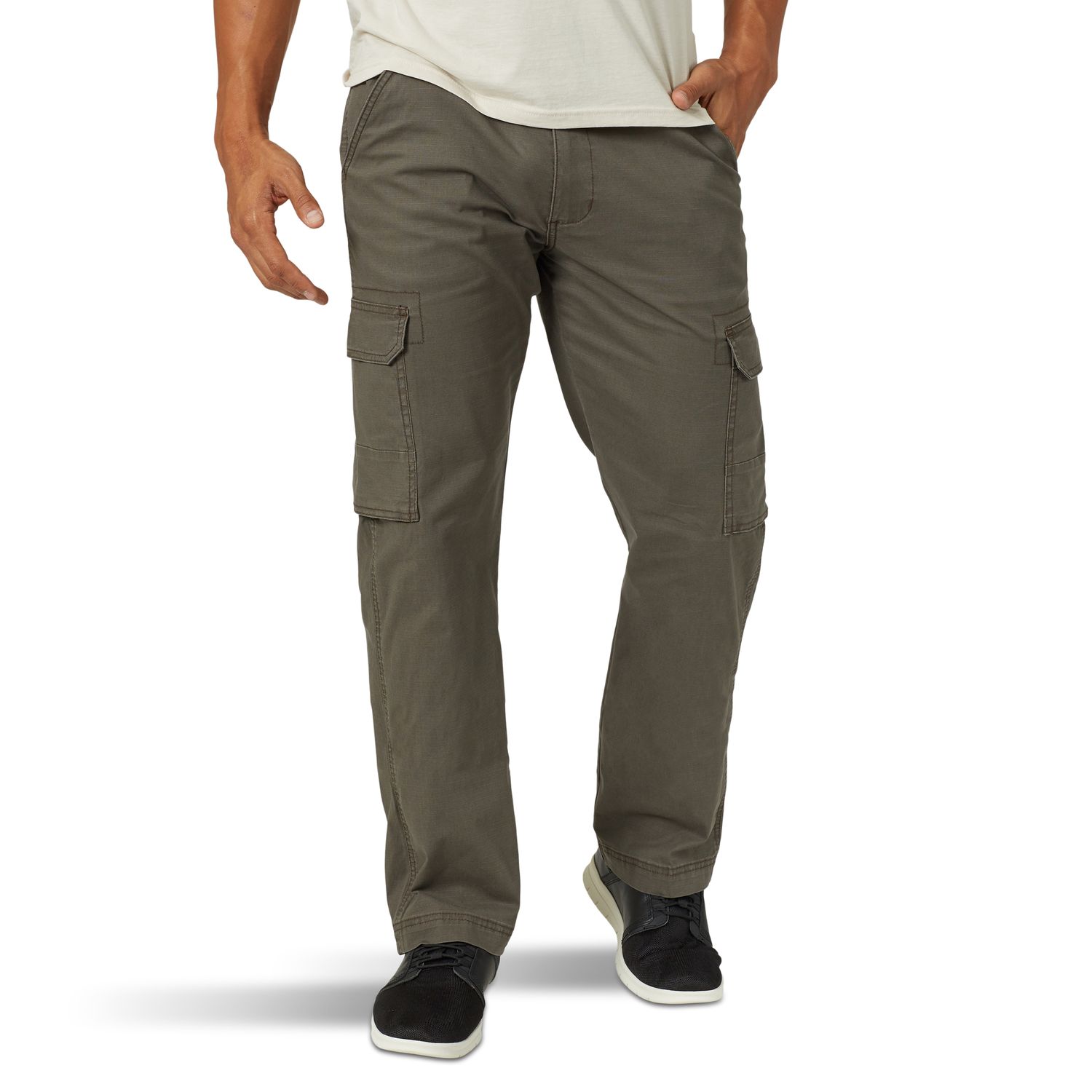 men's wrangler twill cargo pants