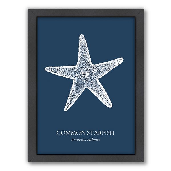 Americanflat Starfish Framed Wall Art