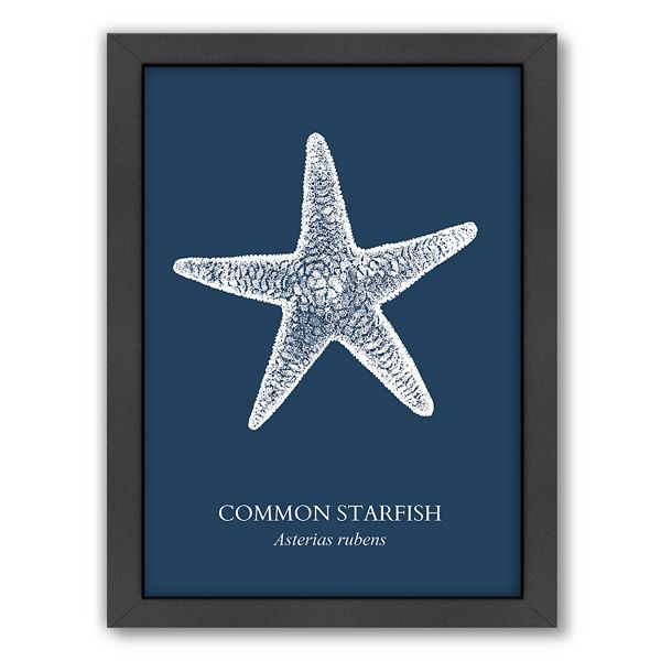 Americanflat Starfish Framed Wall Art