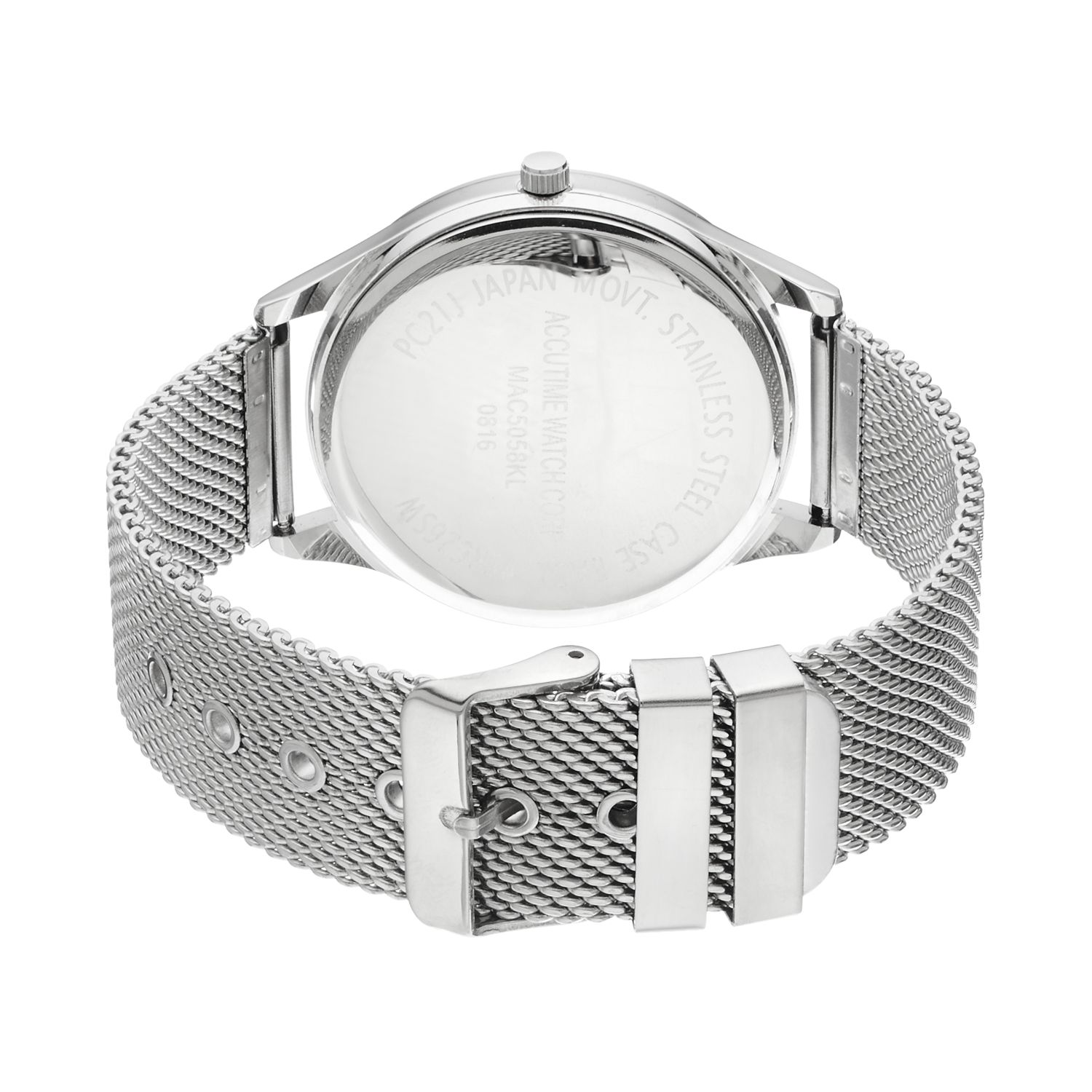 how to set accutime digital watch