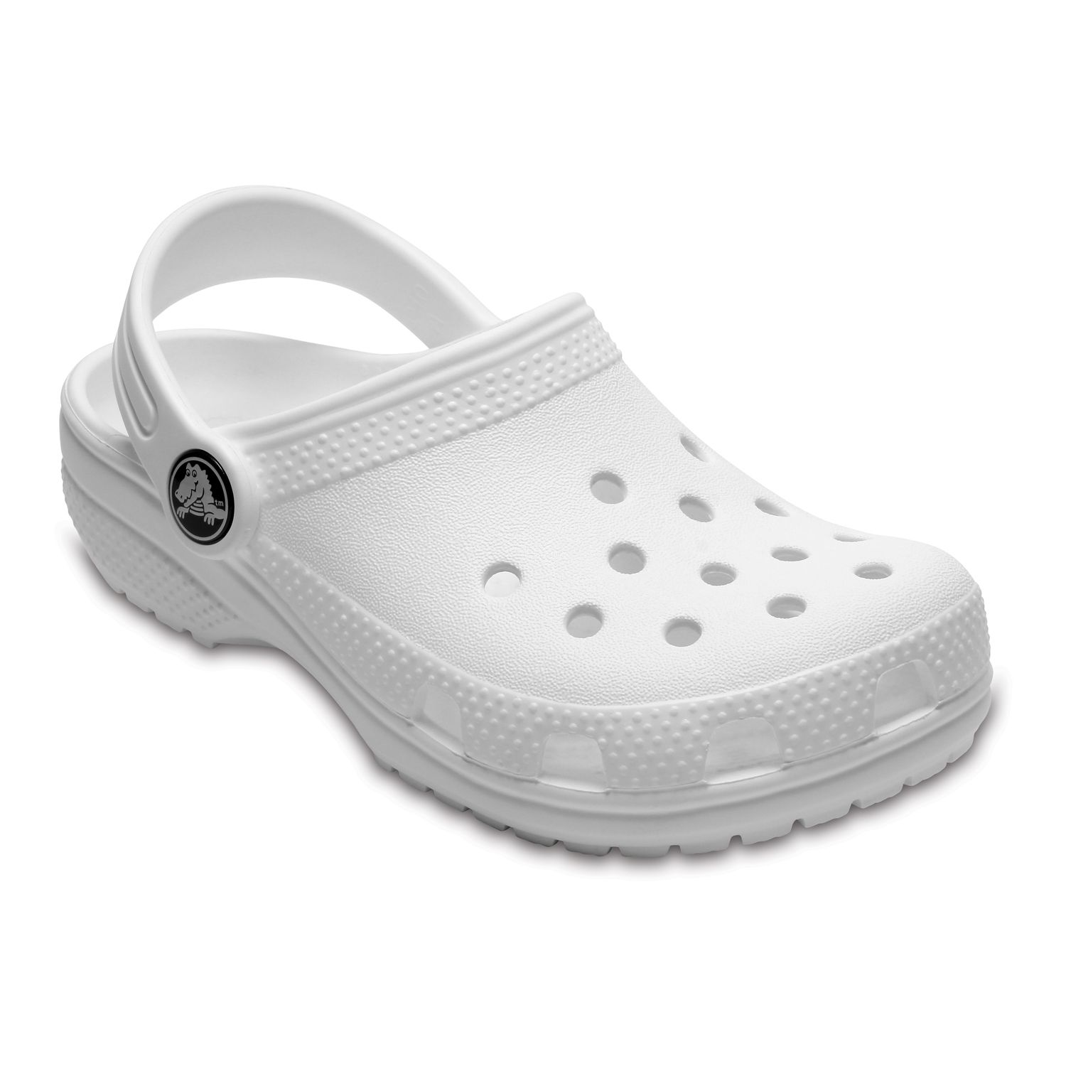 girls size 4 white crocs
