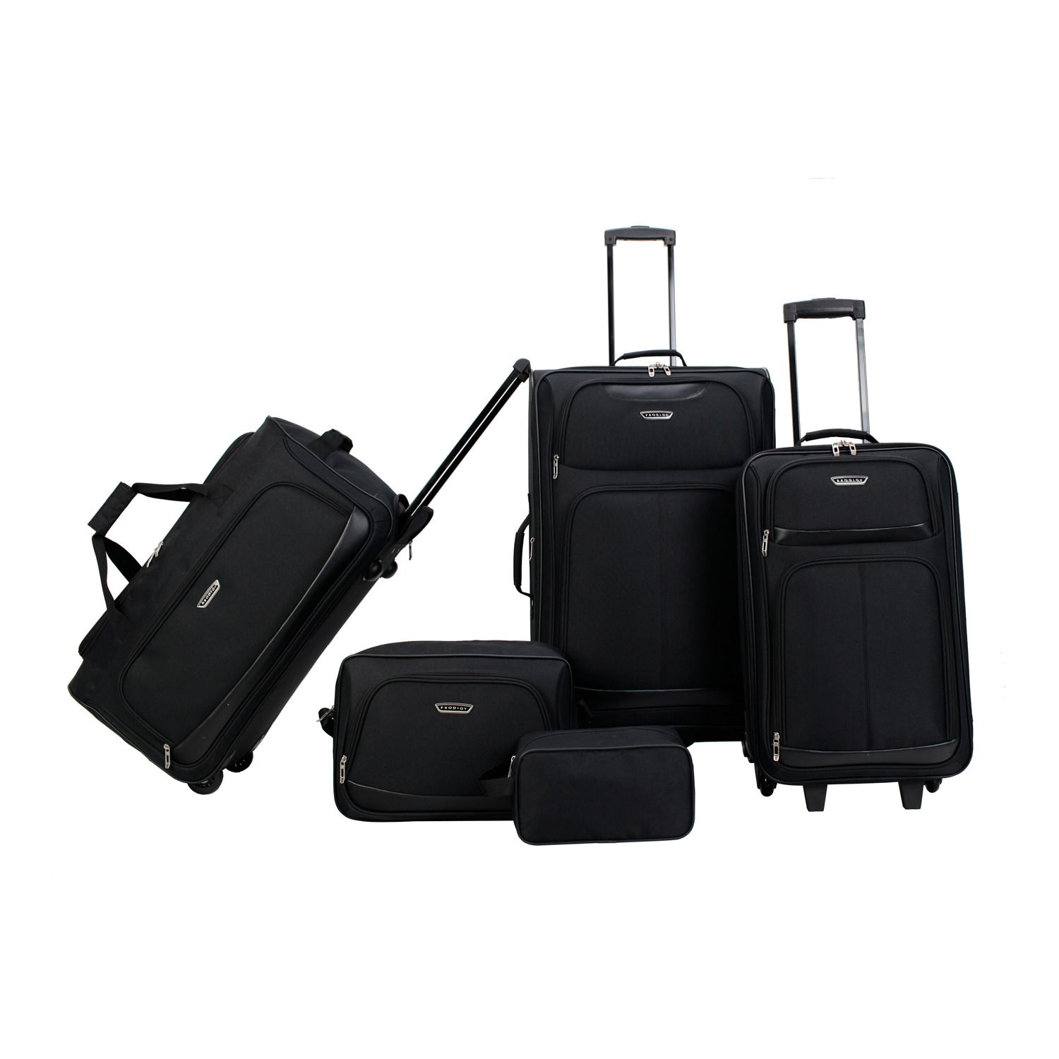 prodigy 5 piece luggage set