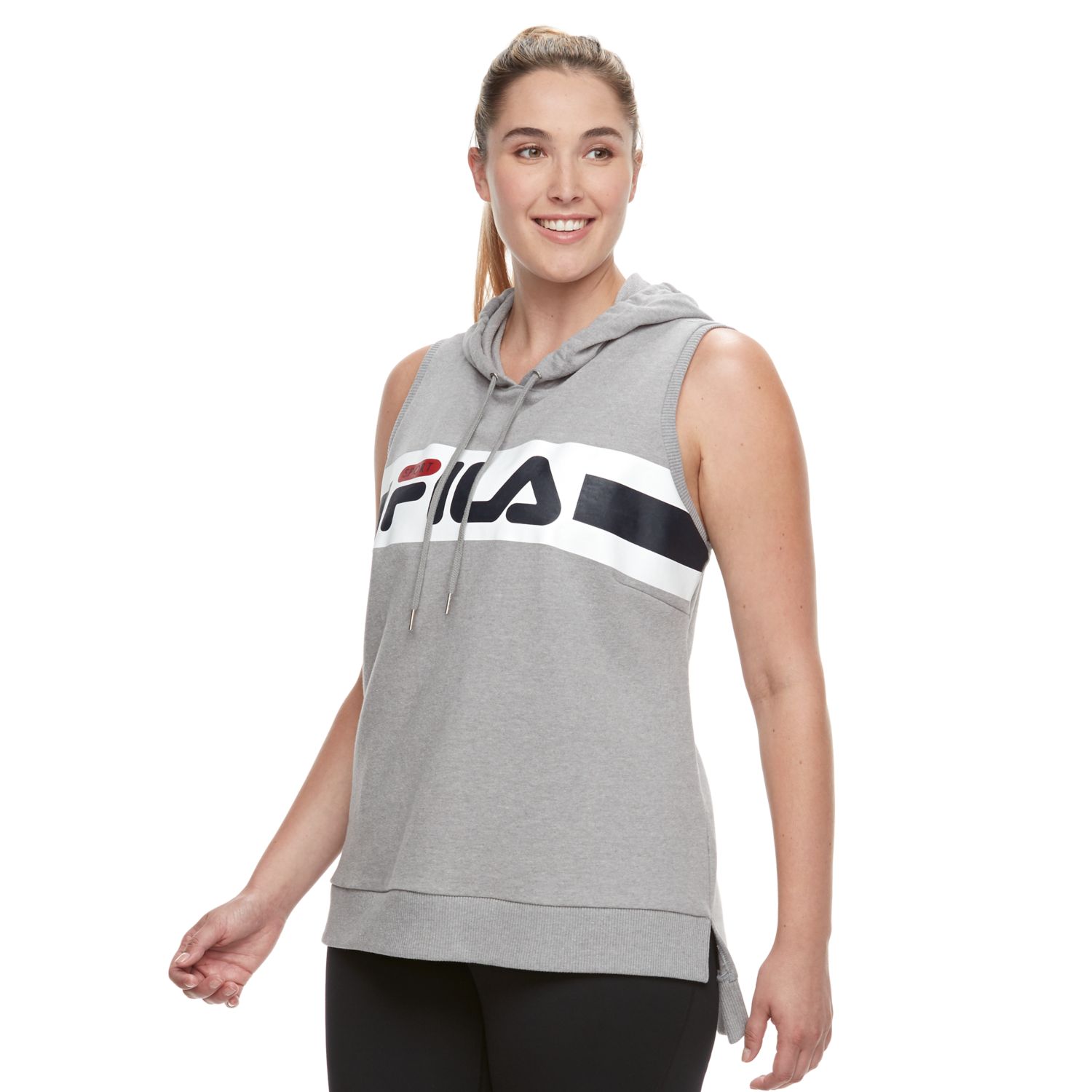 plus size fila hoodie