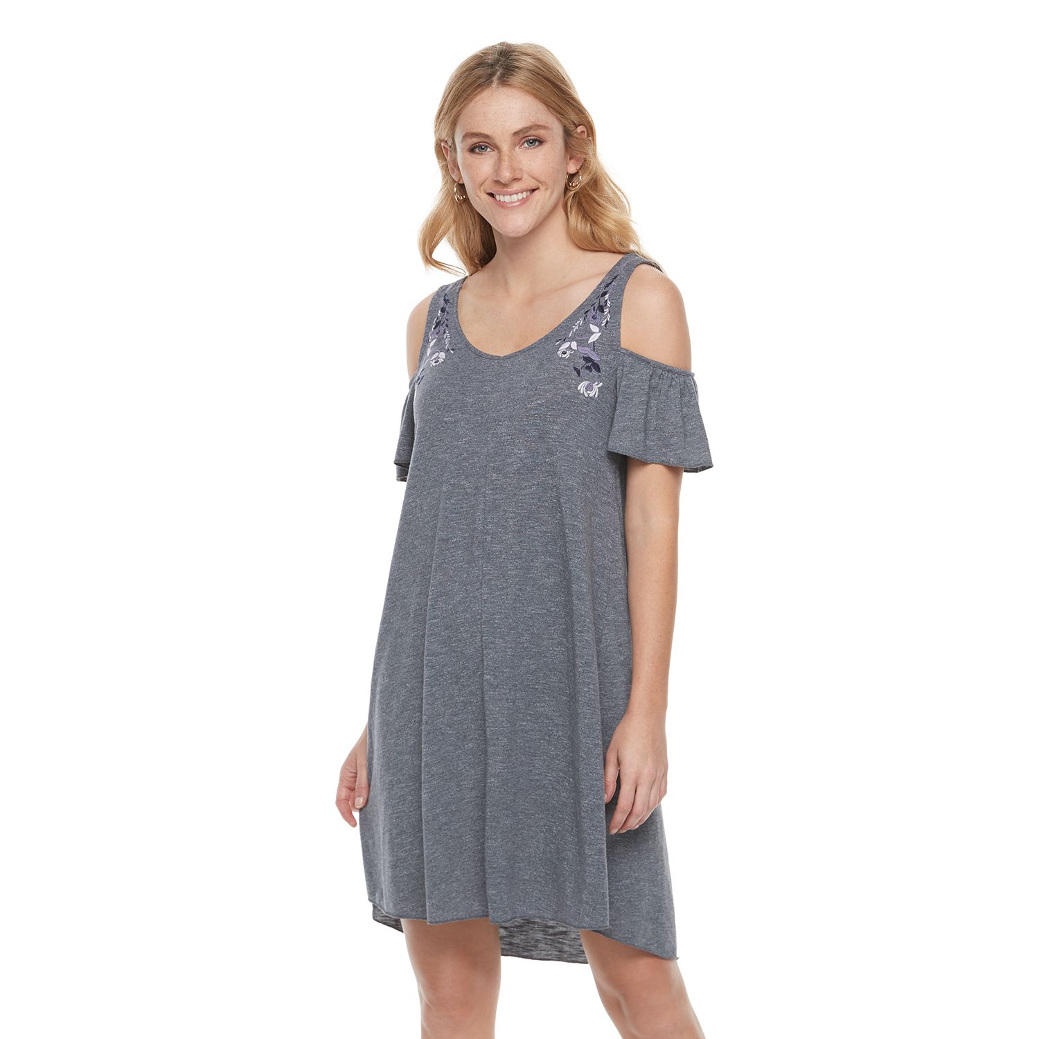 kohls cold shoulder dress