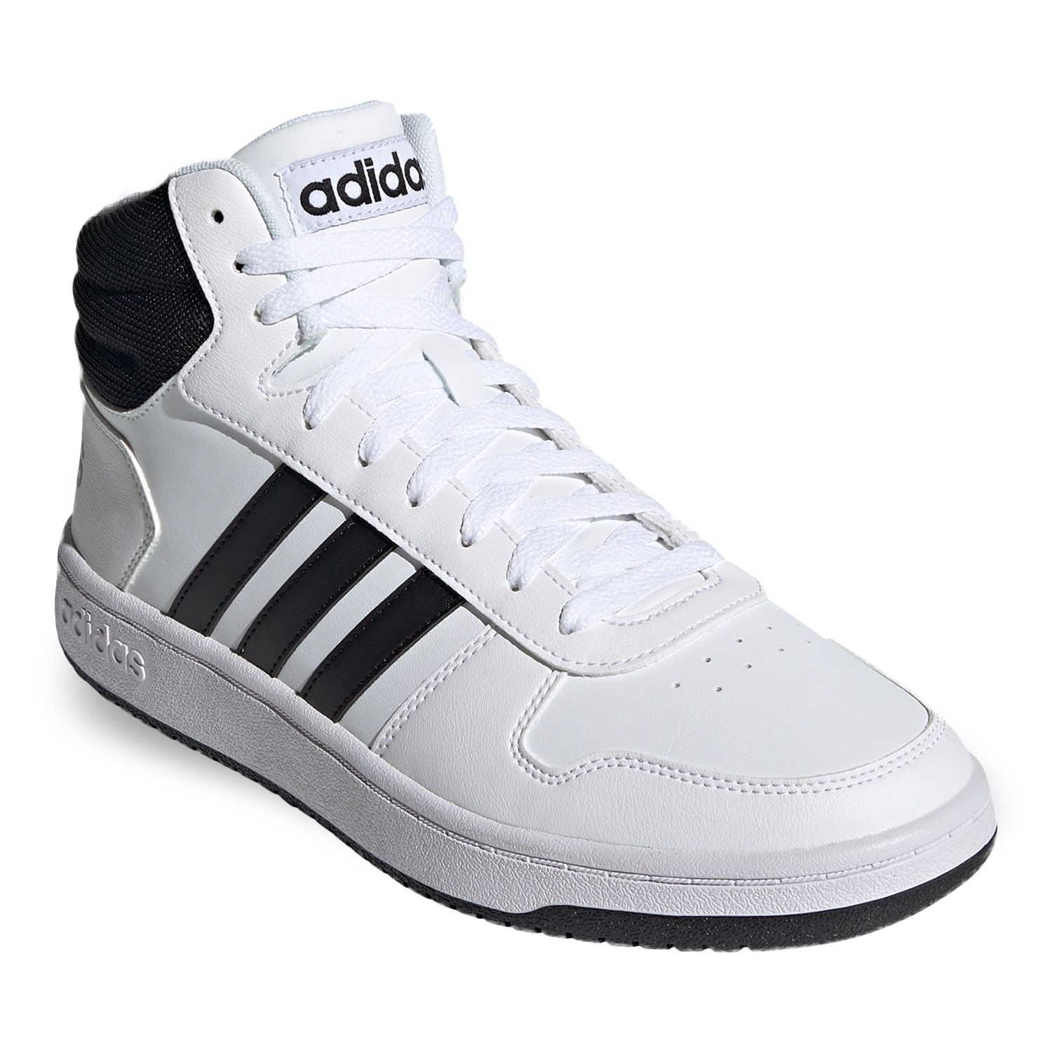 white adidas high tops mens