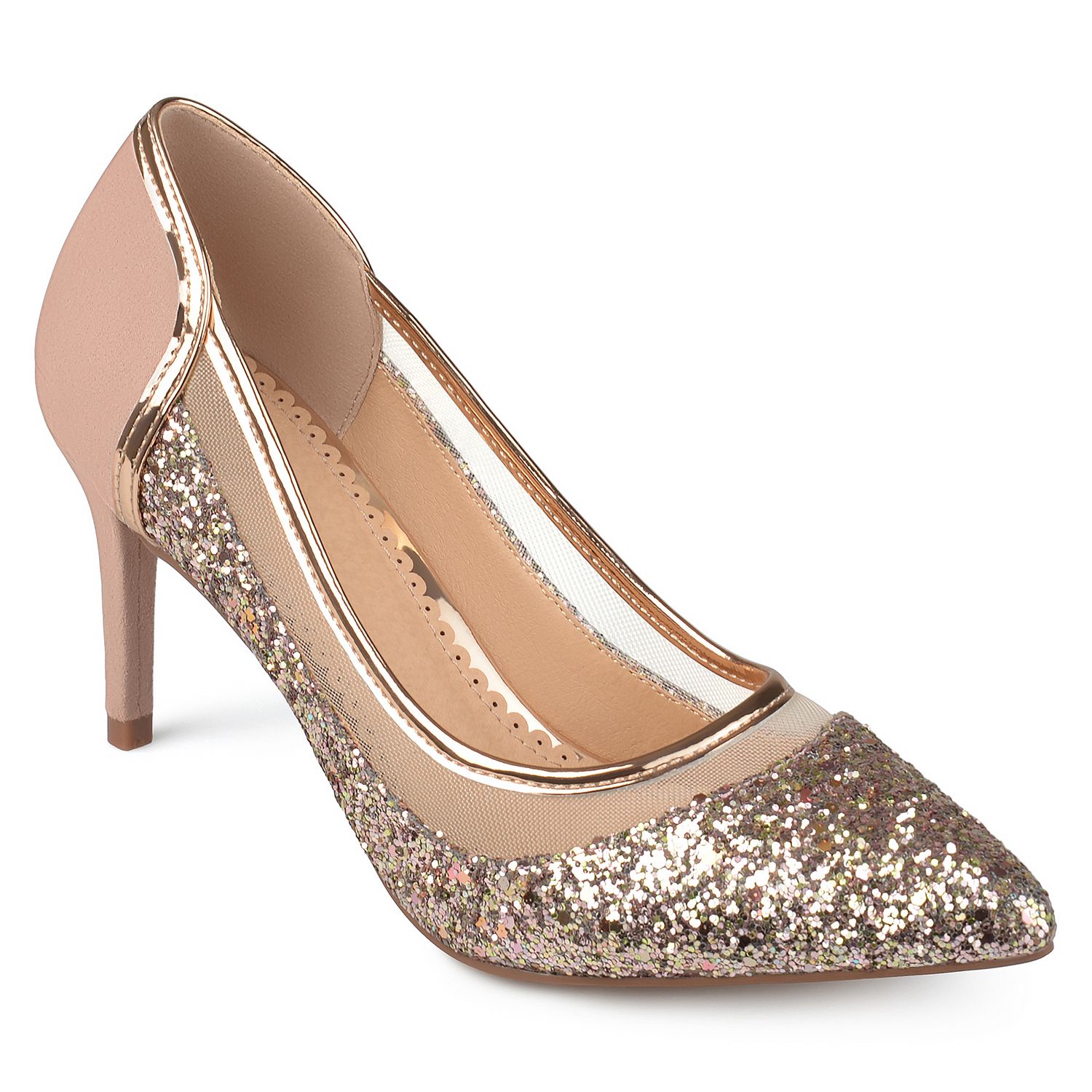 clear mule heels size 11