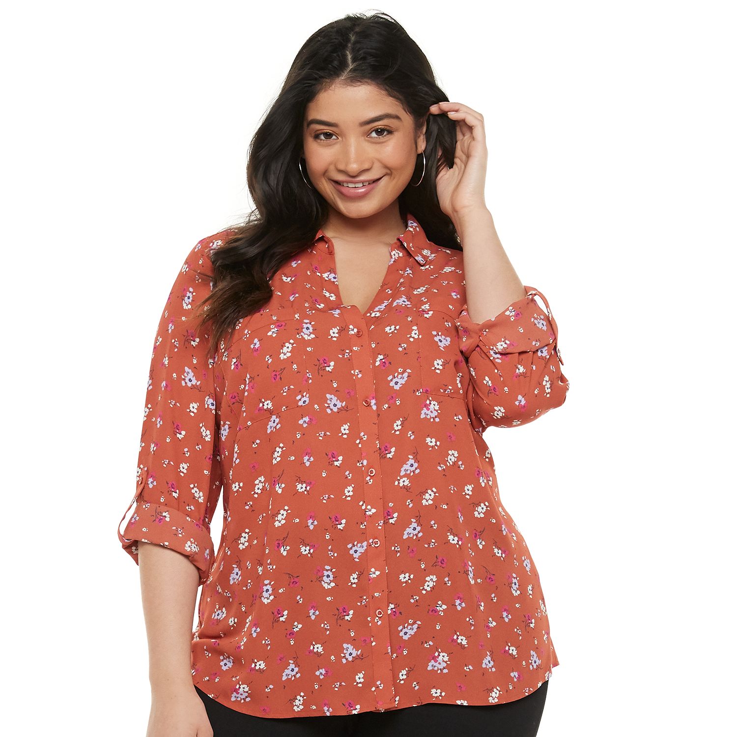 kohls junior plus tops