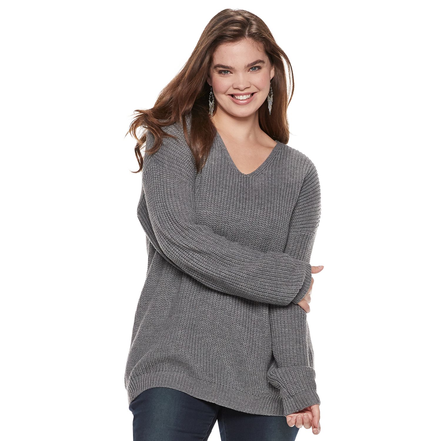 kohls plus size sweaters