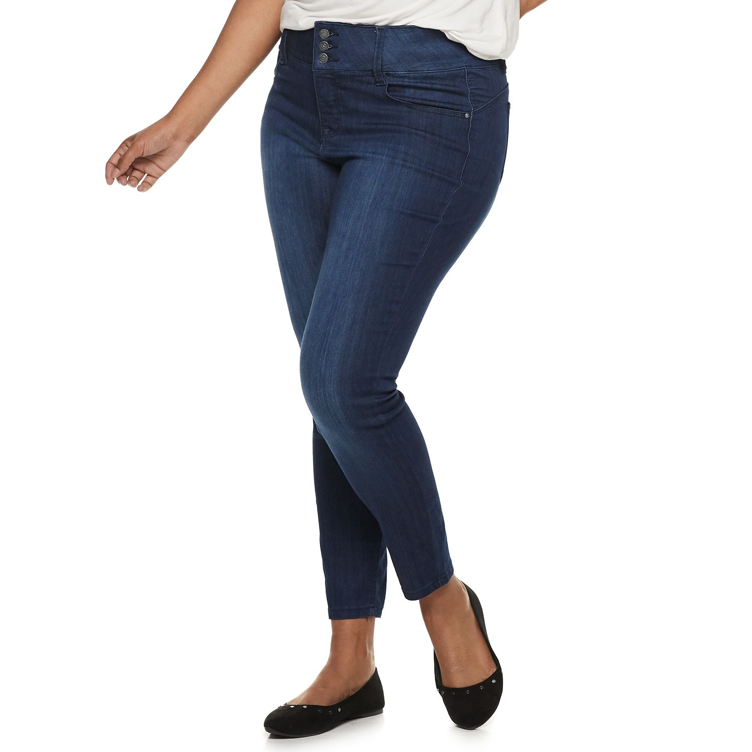 kohls plus size skinny jeans