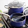 Blue Diamond 10-piece Enhanced Ceramic Nonstick Cookware Set As Seen on TV