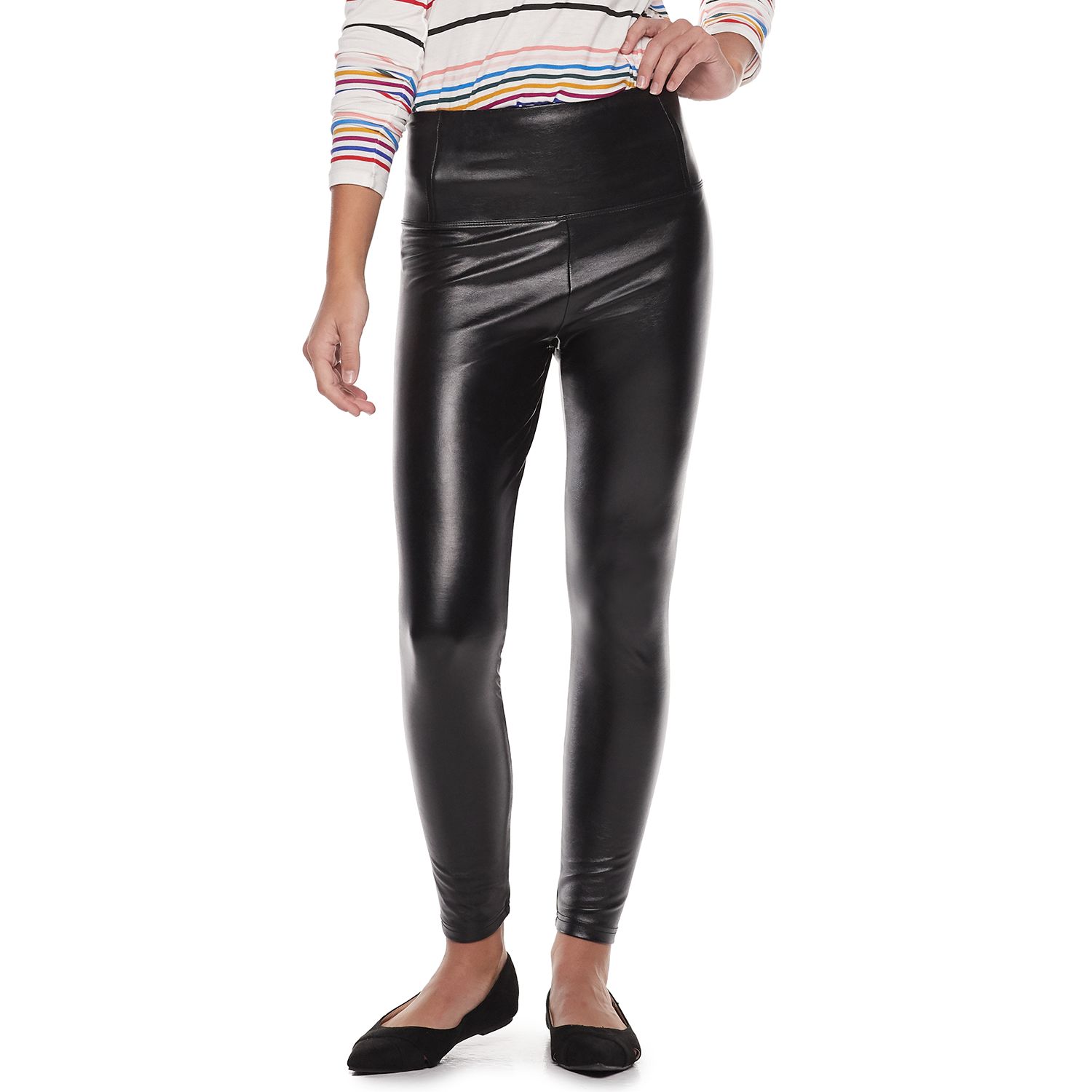 kohl's faux leather pants