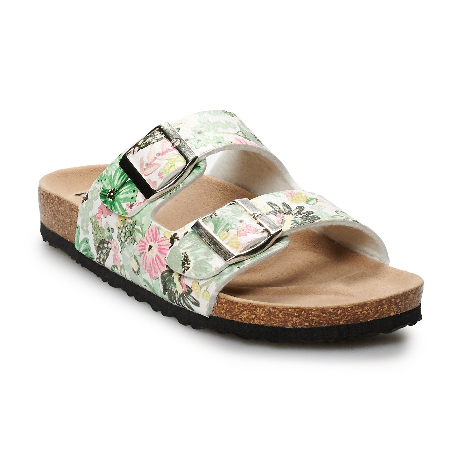 mudd floral sandals