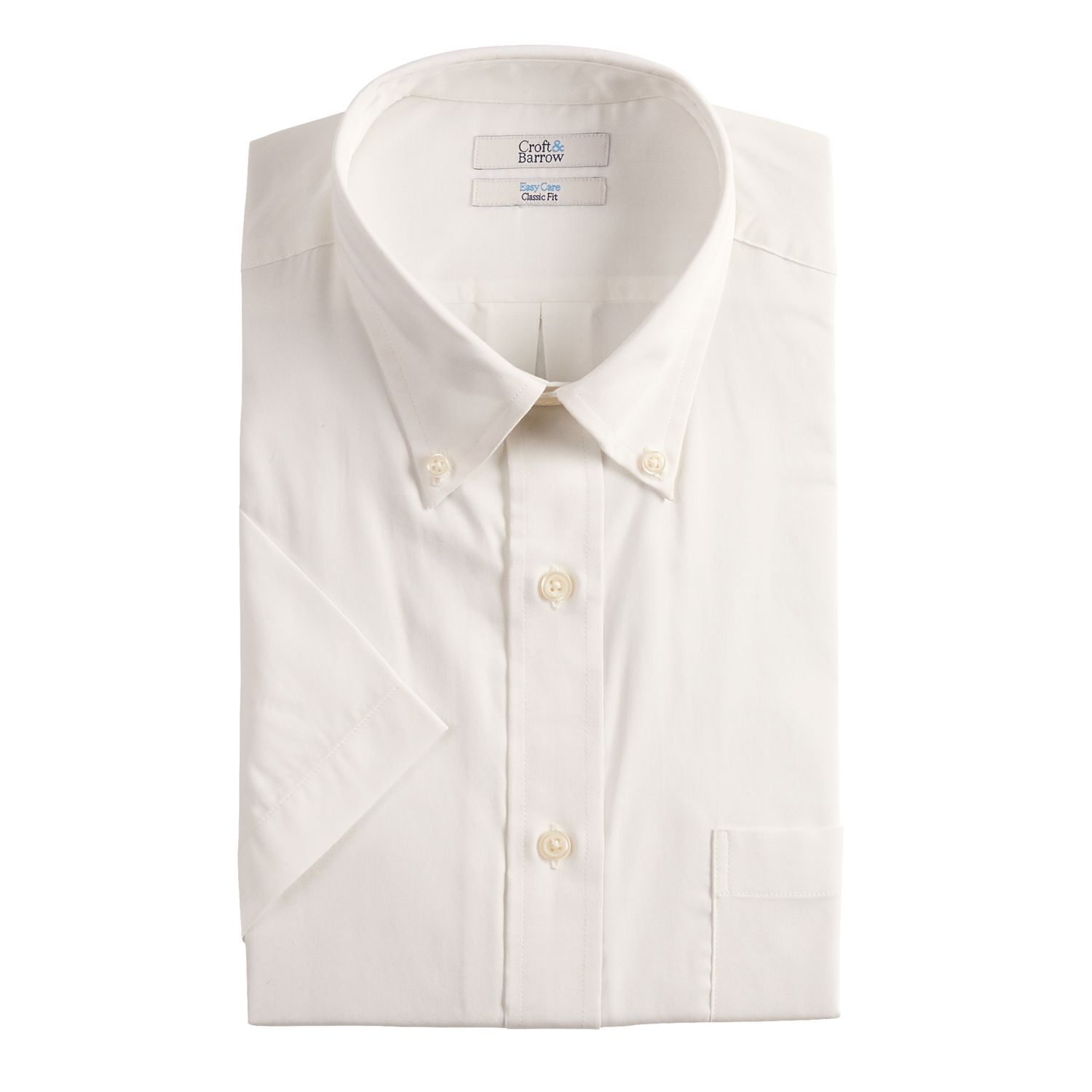 big and tall white short sleeve dress shirt