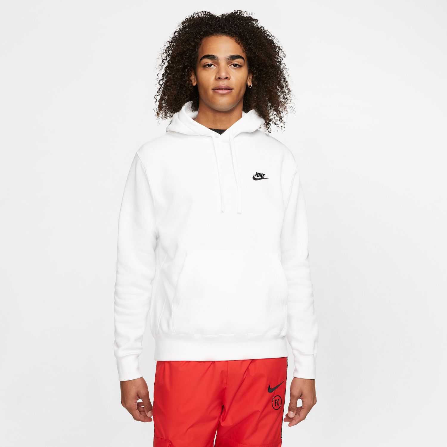 plain white nike hoodie