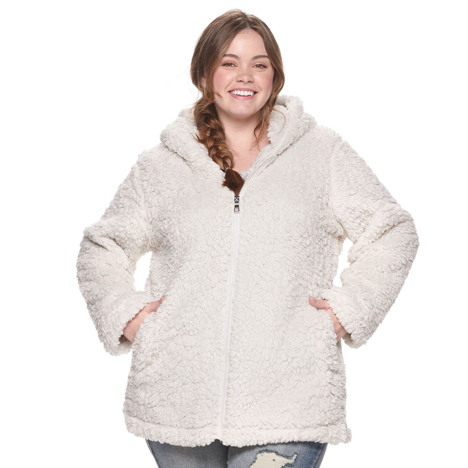 kohls womens coats plus size