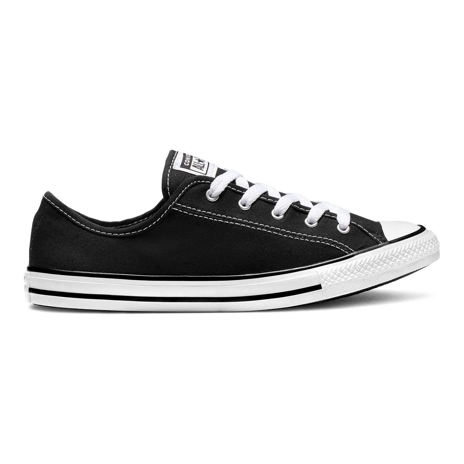 converse all star dainty black