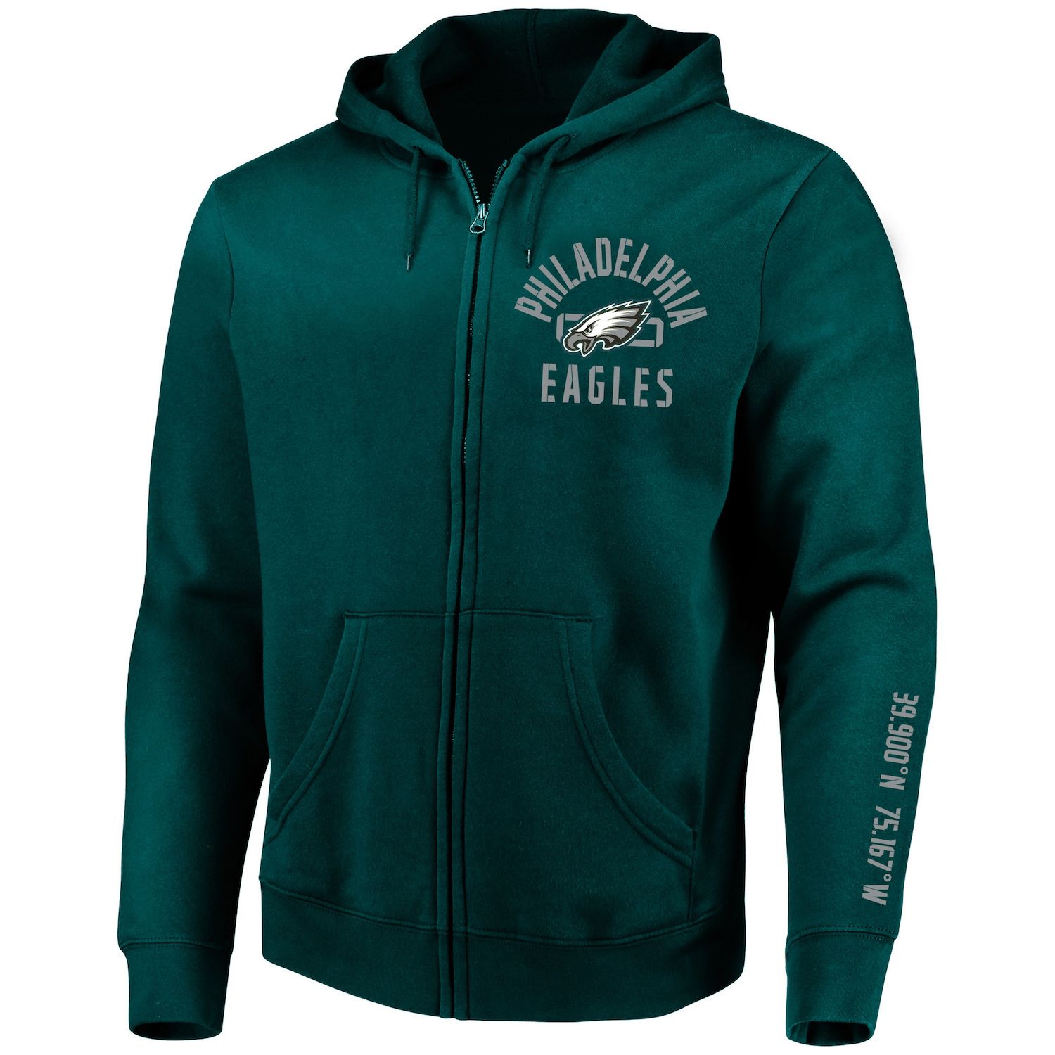 eagles zip hoodie