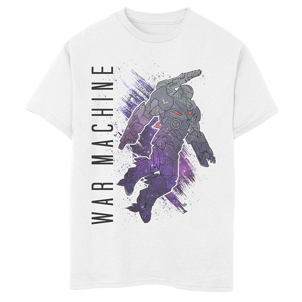 Boys 8 20 Marvel Avengers Endgame War Machine Galaxy Painted Graphic Tee - codes for roblox galaxy paintings