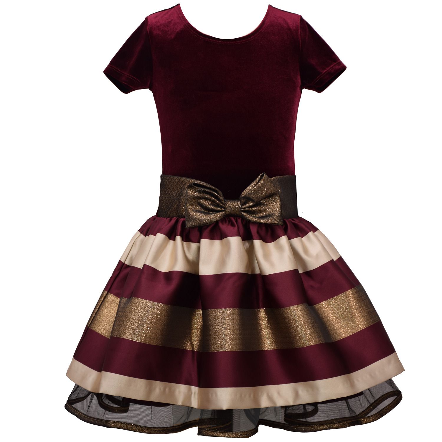 bonnie jean long sleeve drop waist dress