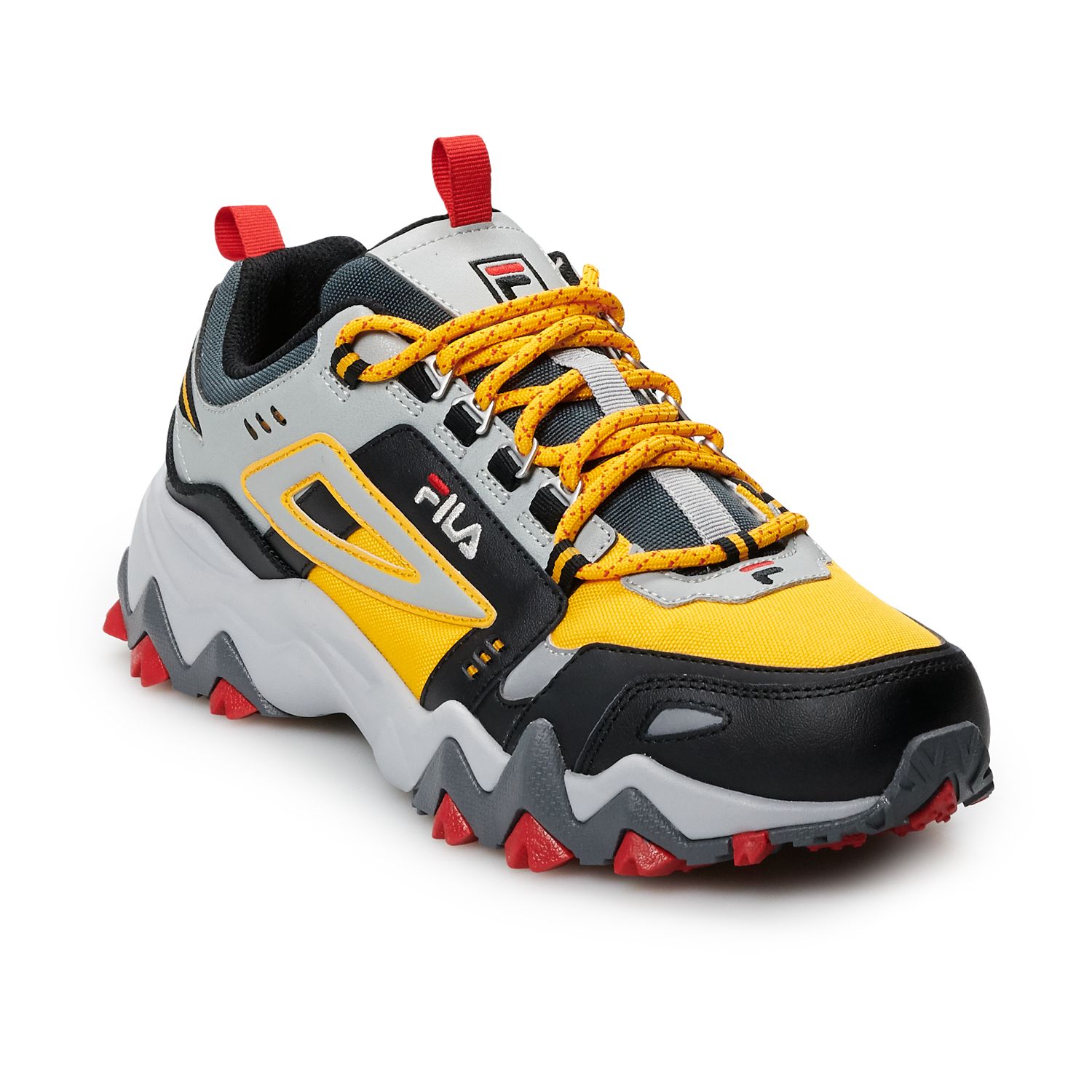 yellow fila shoes mens