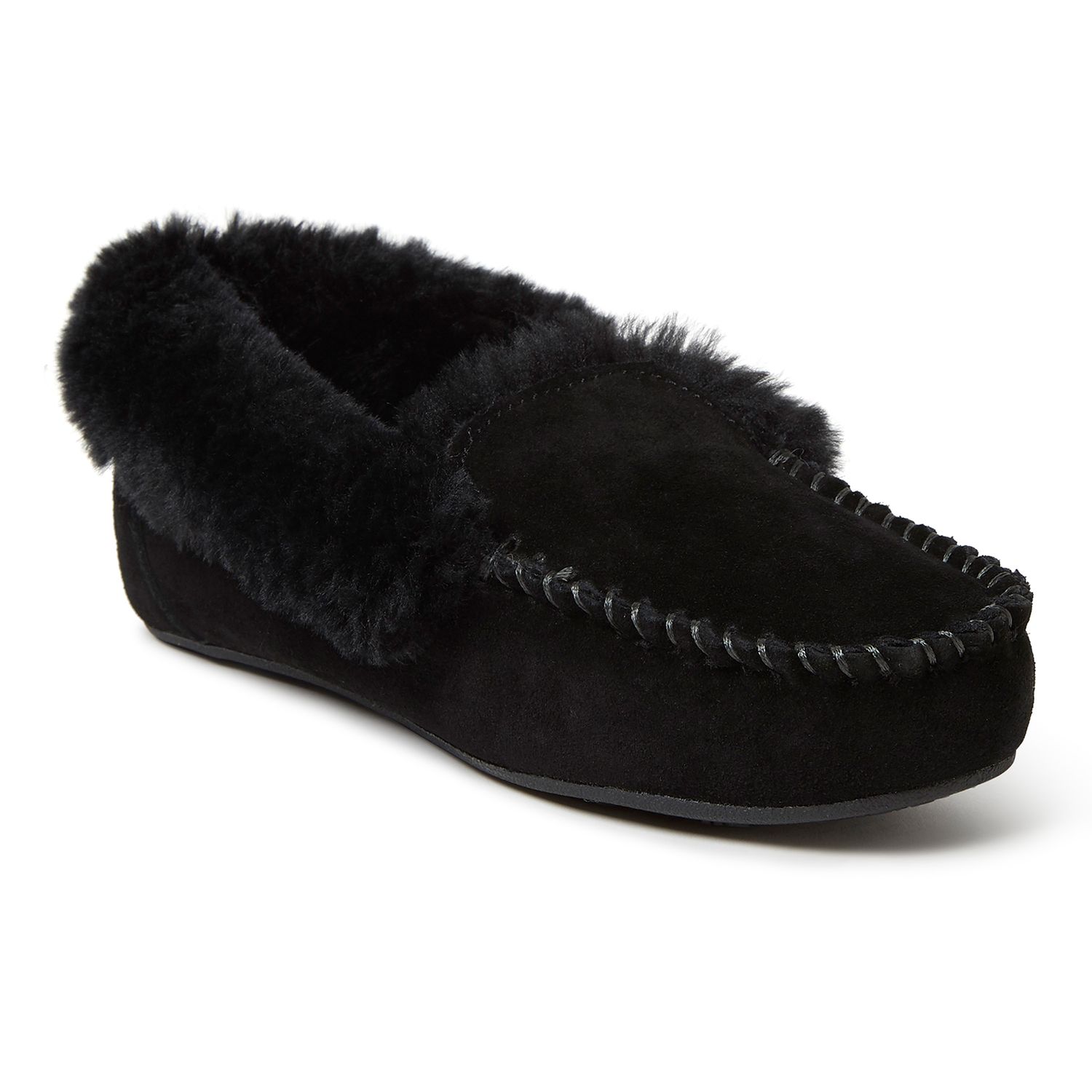 all black moccasins
