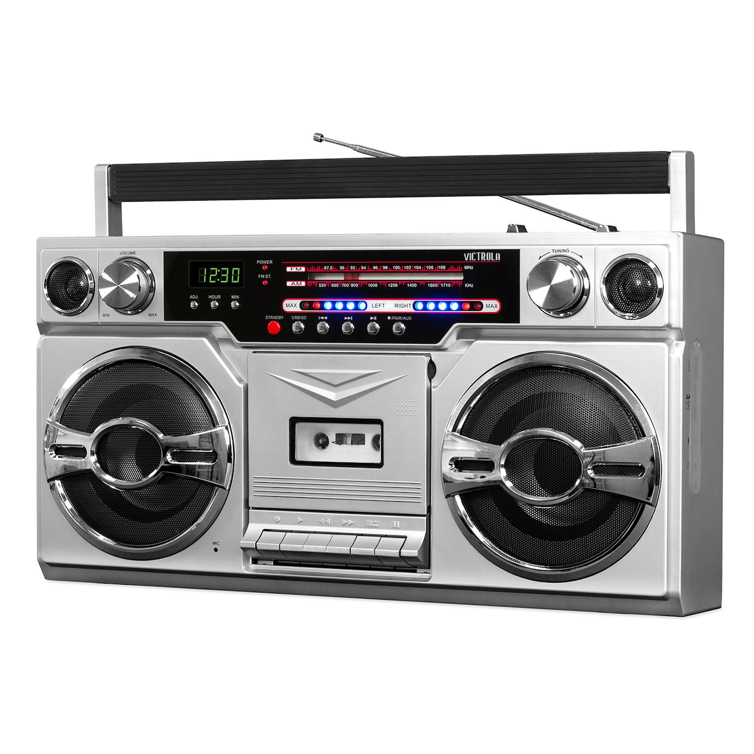 victrola 1980's bluetooth boombox