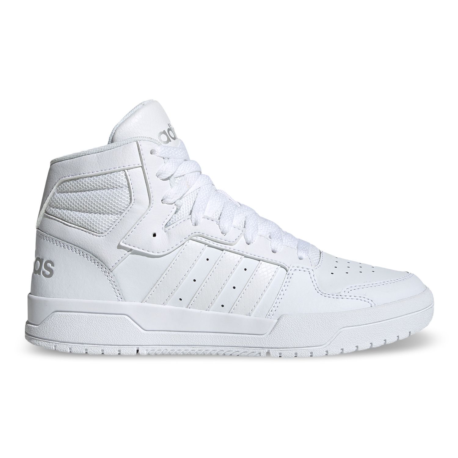 white adidas shoes high tops