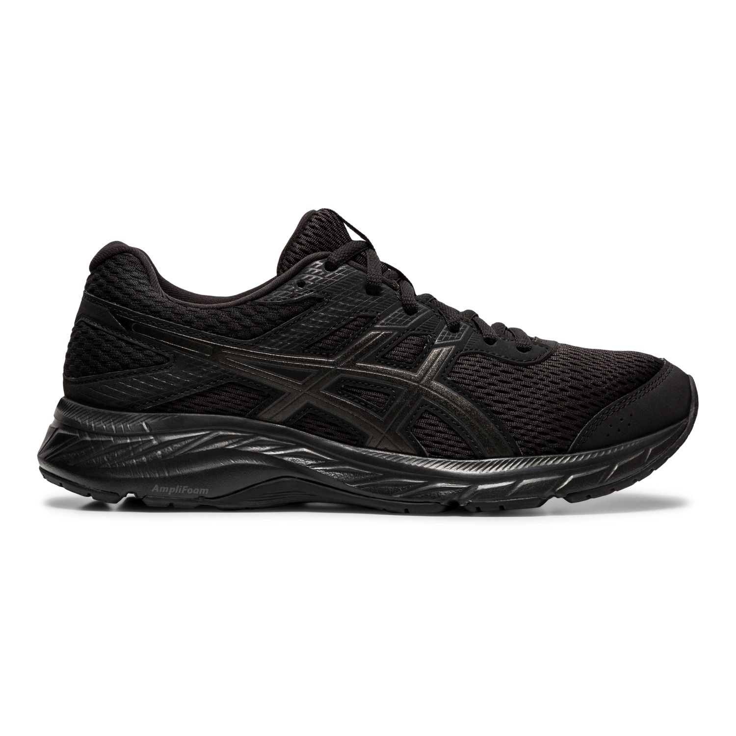 black asic womens shoes