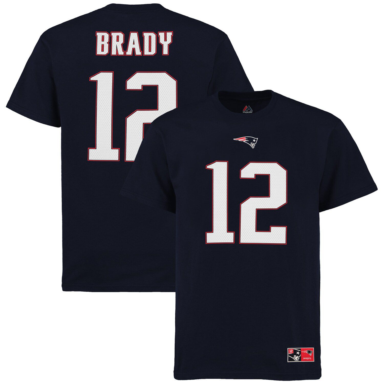 Tom Brady Navy New England Patriots 