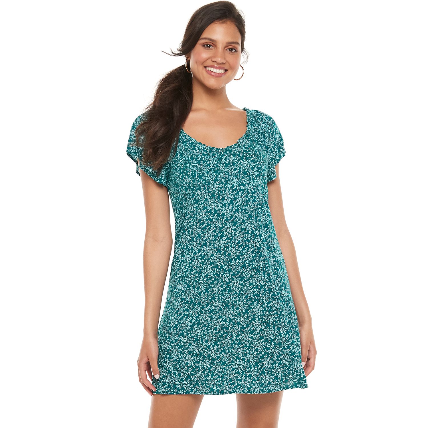 kohls three pink hearts dress