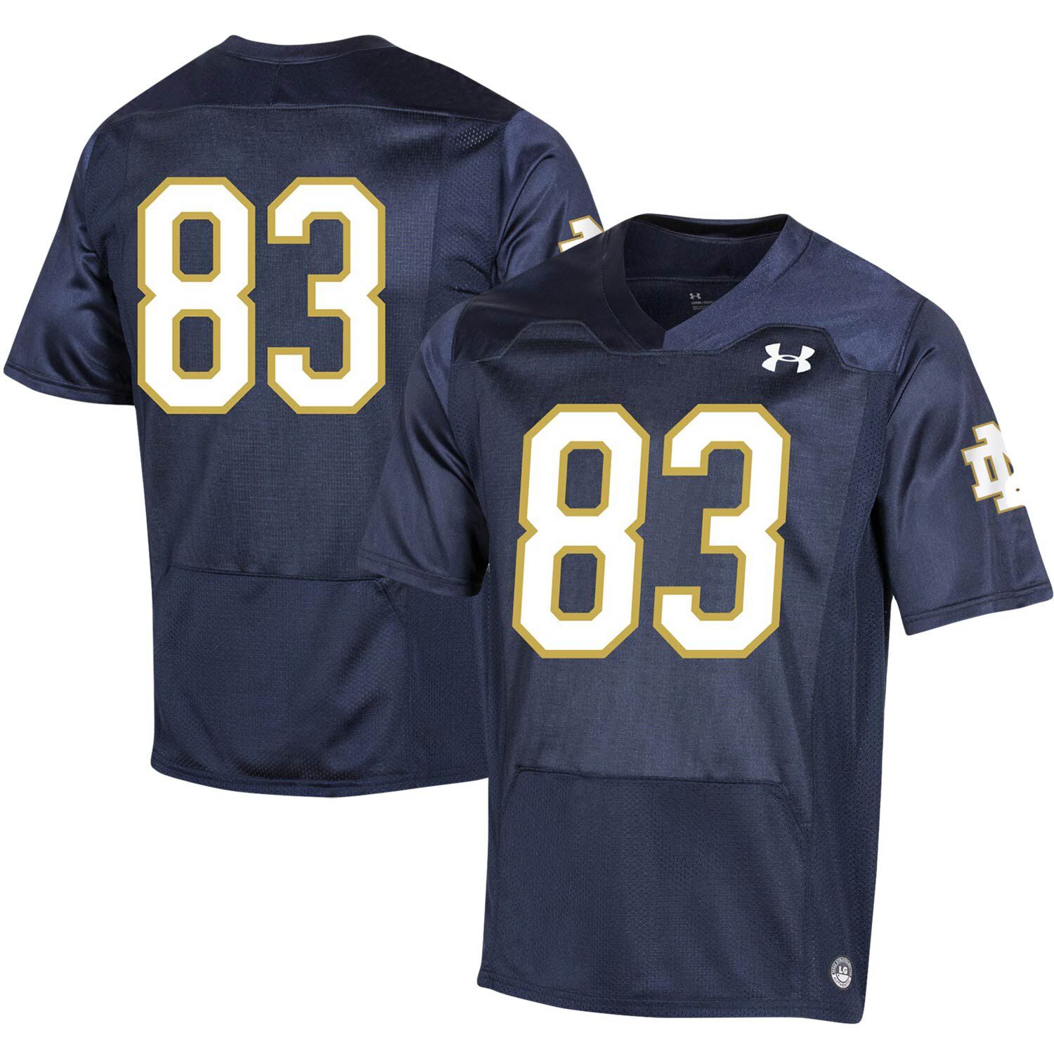 notre dame football names on jerseys