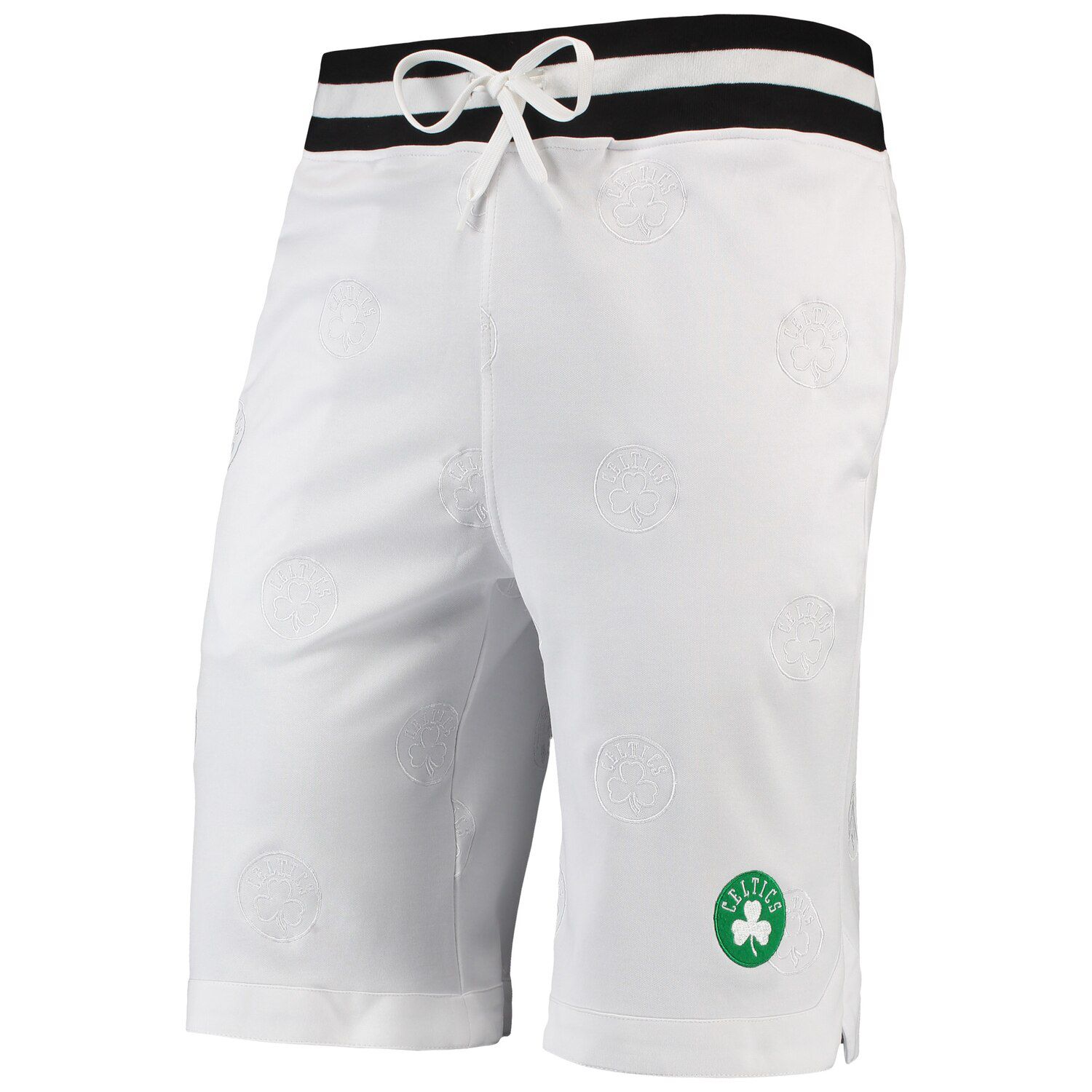 white boston celtics shorts
