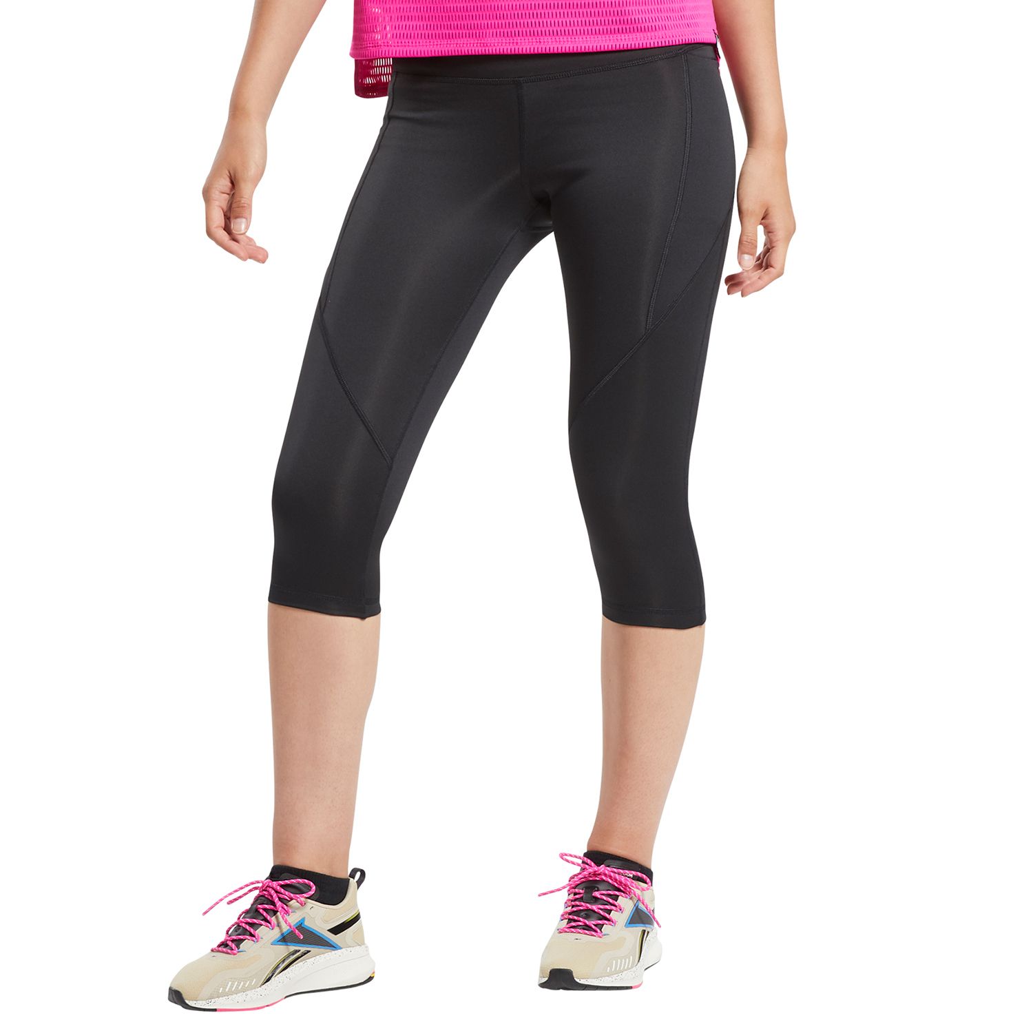 reebok play dry capri women's