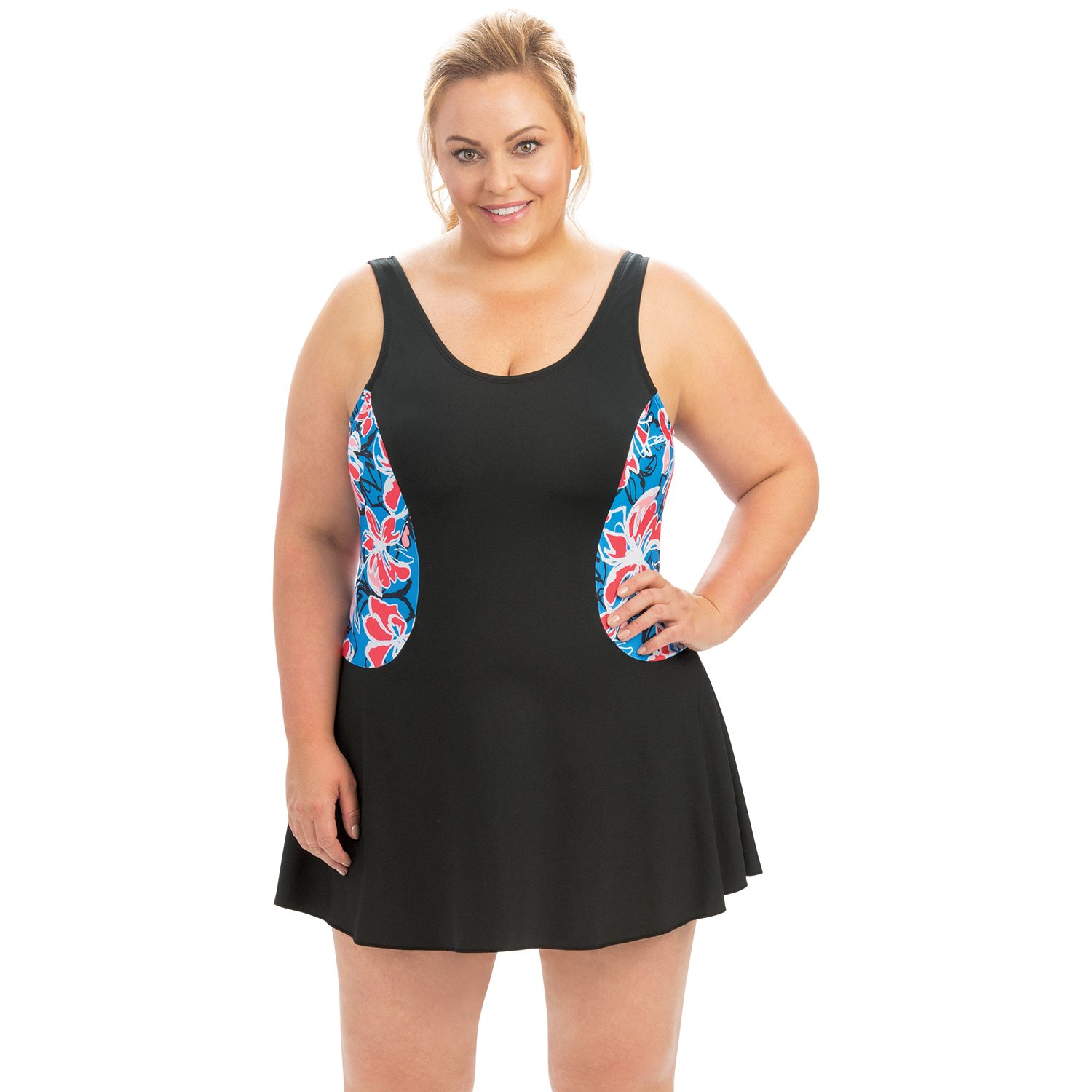 kohls plus size swimdress