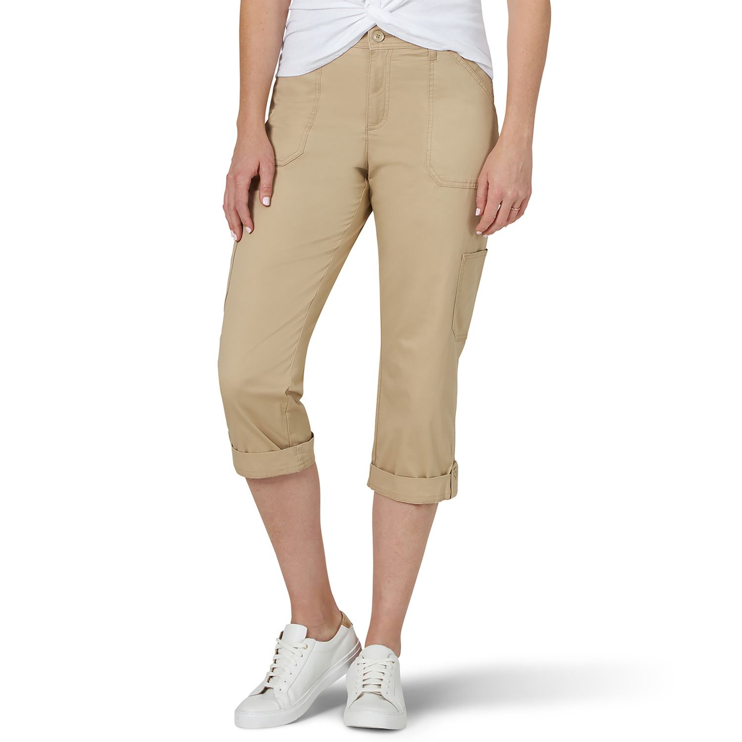 kohls lee relaxed fit capris