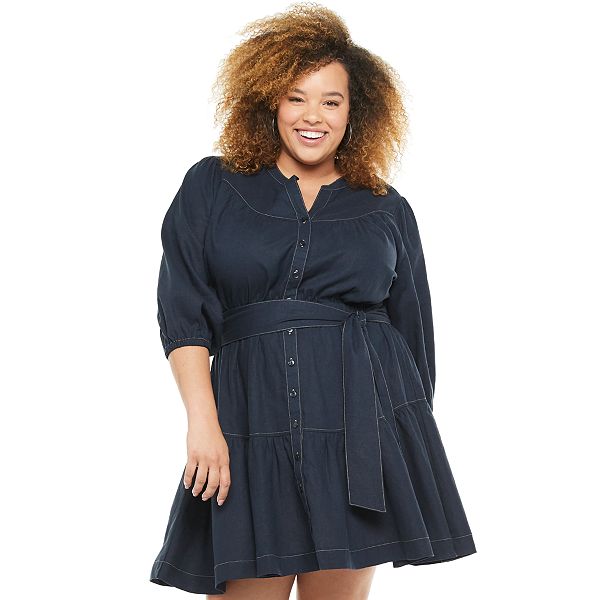 Kohls button down hot sale dress