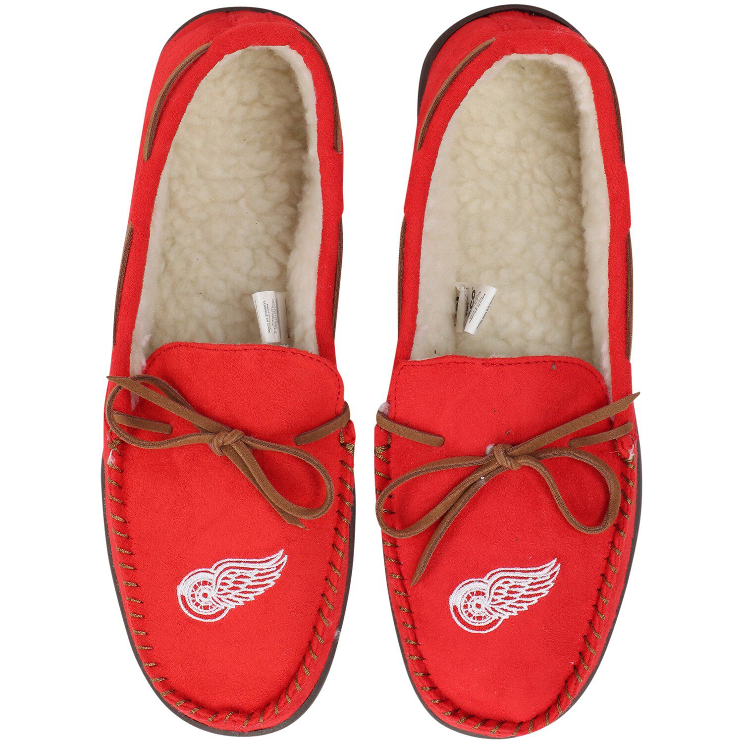 red moccasins mens