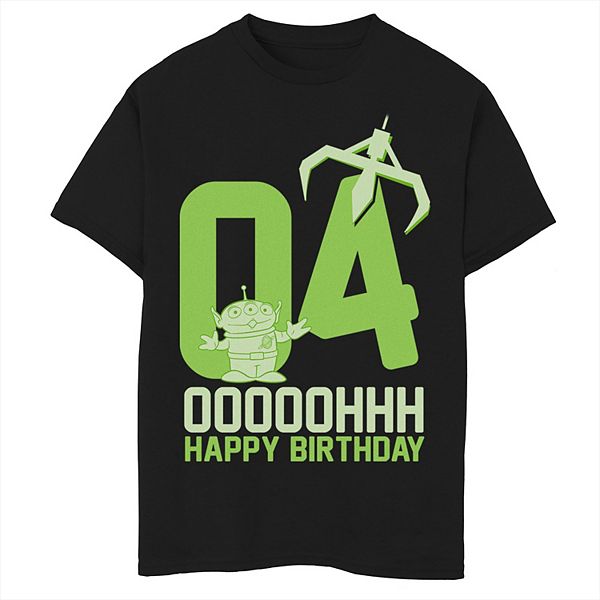 Disney Pixar Toy Story Boys 8 20 Aliens Ooooh Happy 4th Birthday Graphic Tee - silly alien by roblox this item is not currently for sale