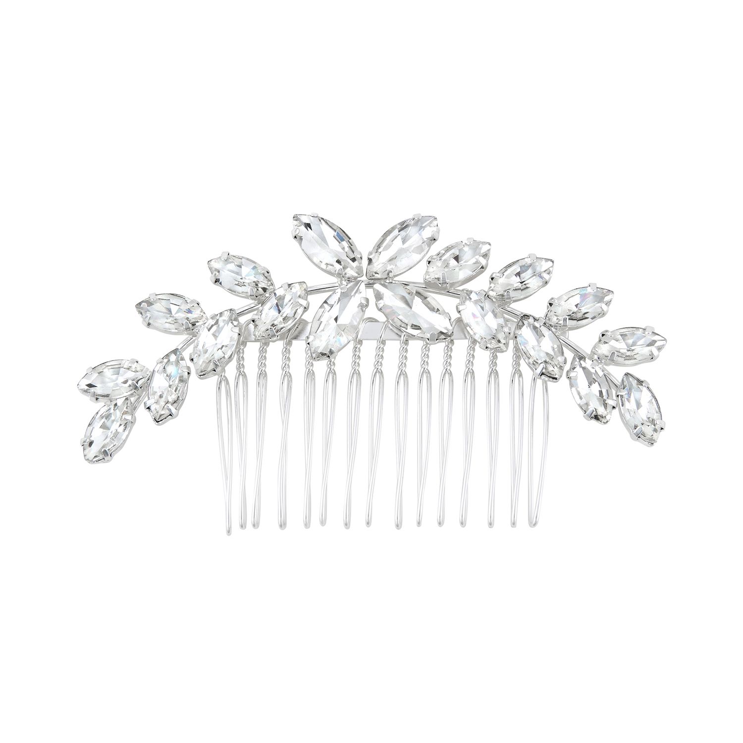 crystal hair comb