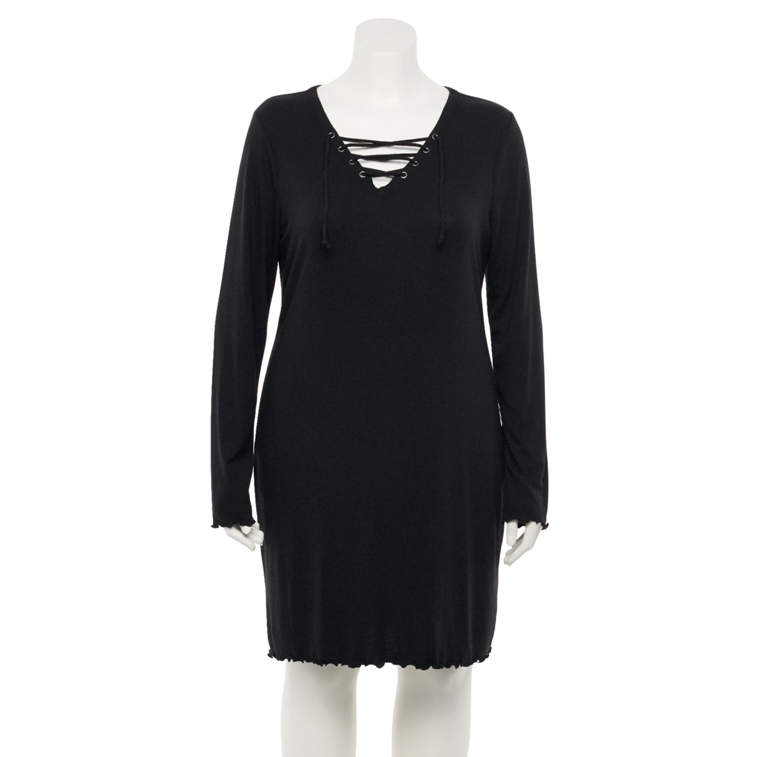 long sleeve black dresses for juniors