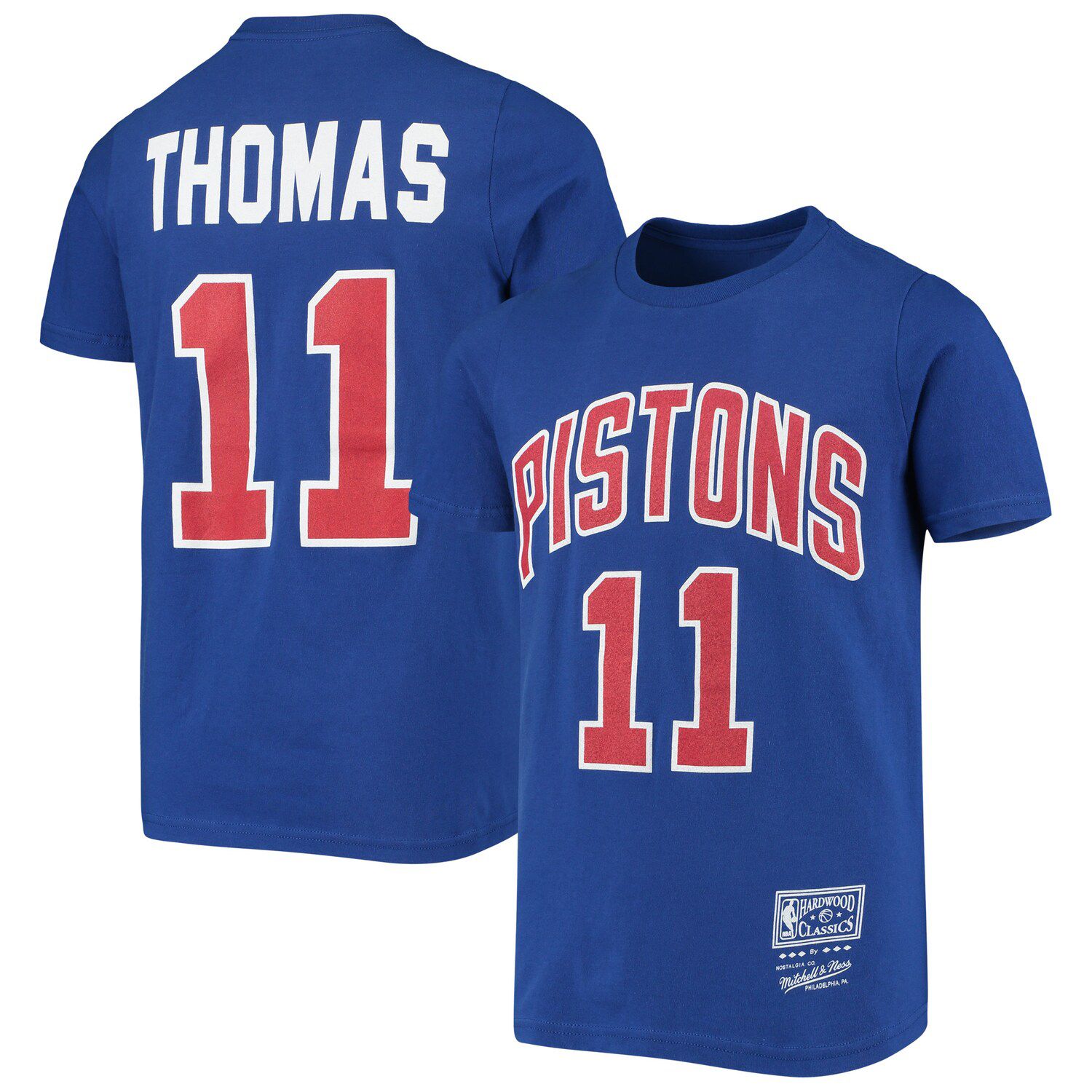 Youth Isiah Thomas Blue Detroit Pistons 