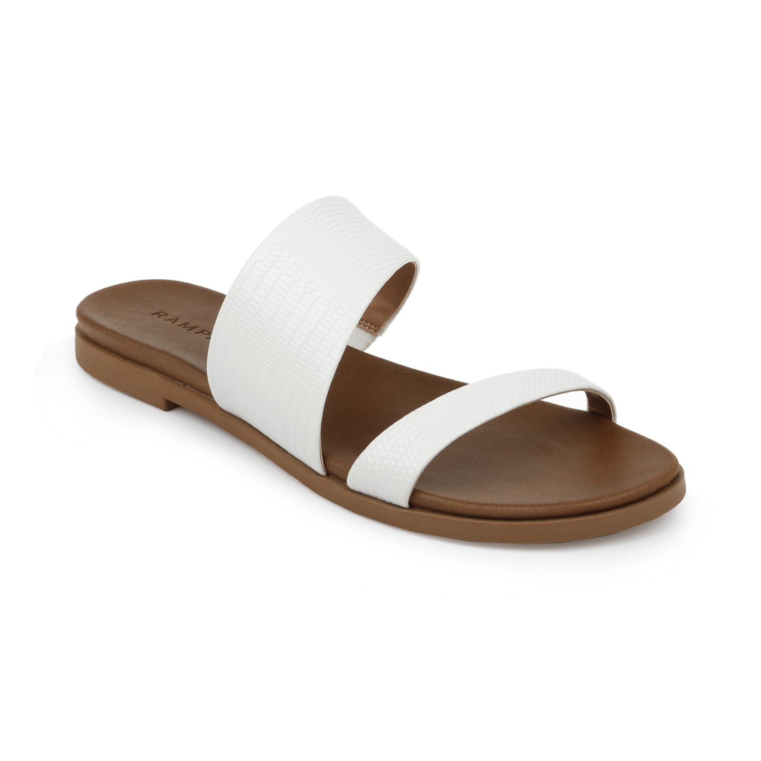 rampage white sandals