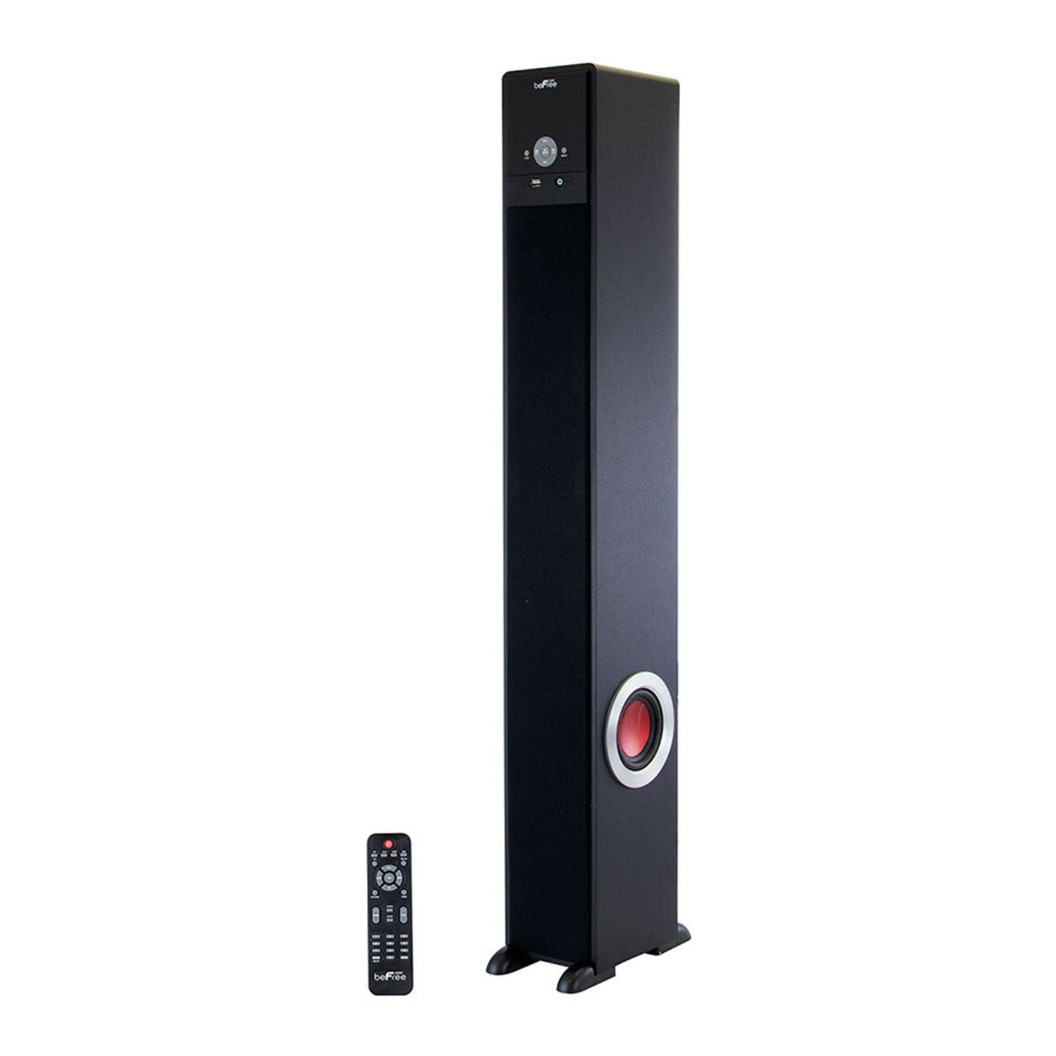 befree sound bluetooth powered tower speaker