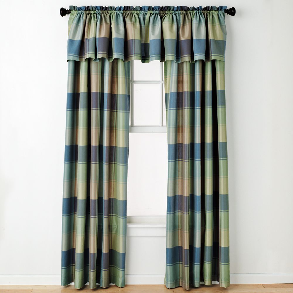 United Curtain Co. Plaid Window Treatments