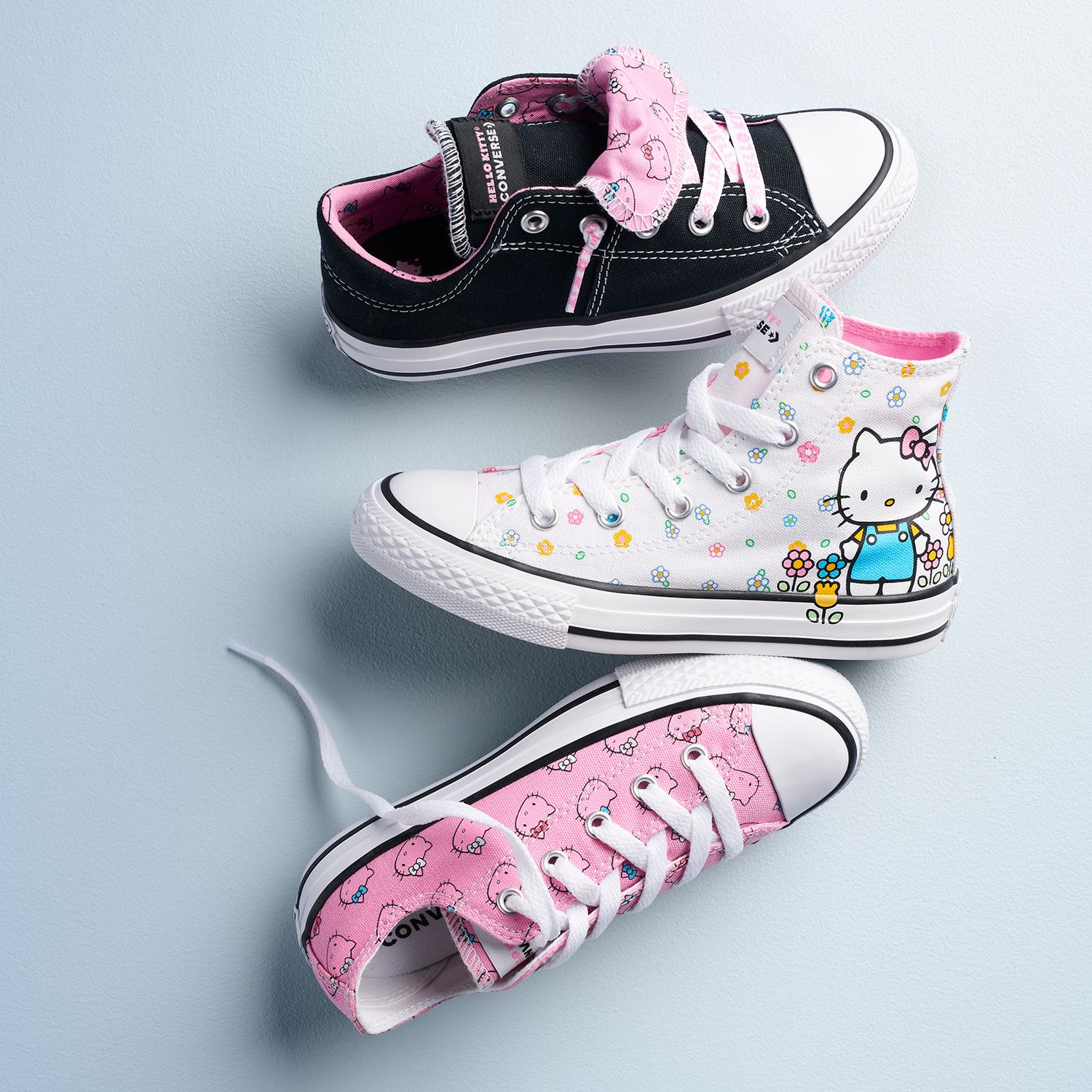girls converse hello kitty