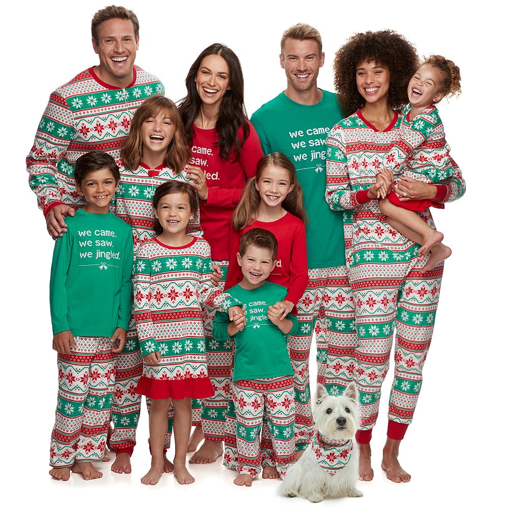 Jammies For Your Families We Jingled Family Pajamas Collection